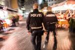 Betjente fra Københavns Politi på patrulje i Indre København sidste weekend.  Foto: Ólafur Steinar Rye Gestsson/Ritzau Scanpix
