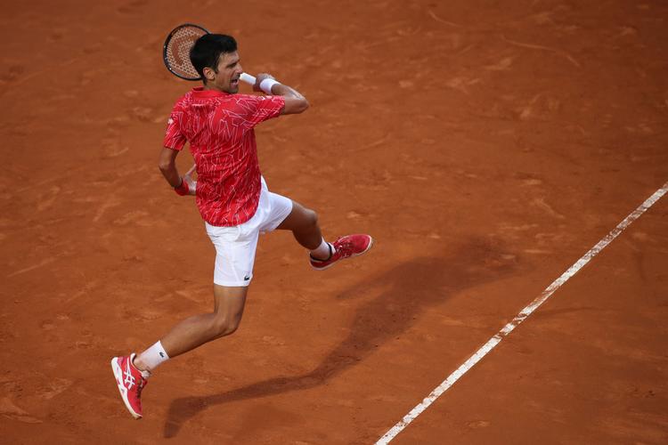 Med sejren i Rom over argentinske Diego Schwartzman noterer Novak Djokovic sin 36. Masters 1000-titel. En mere end Rafael Nadal. Foto: Clive Brunskill/Ritzau Scanpix