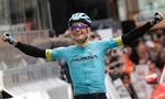 Jakob Fuglsang tjente 500 point til verdensranglisten, da han sidste år kunne juble over sejren i Liège-Bastogne-Liège, men dem får han ikke lejlighed til at forsvare i denne sæson. Foto: Olivier Matthys/Ritzau Scanpix