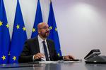  EU-præsident Charles Michel har været tæt på en coronasmittet sikkerhedsvagt. Foto: Pool/Ritzau Scanpix