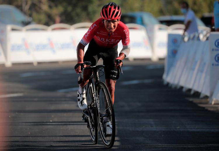 Nairo Quintana  sluttede som nummer 17 i Tour de France.  Foto: Christophe Petit Tesson/Ritzau Scanpix