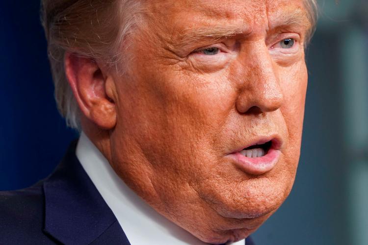 Det kommende præsidentvalg er en »katastrofe«, siger Trump, der igen sår tvivl om brevstemmer. Foto: Joshua Roberts/Ritzau Scanpix