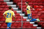 I søndags udlignede Jesper Lindstrøm til 1-1, da Brøndby besejrede FCK i Parken.   Foto: Jens Dresling/POLFOTO