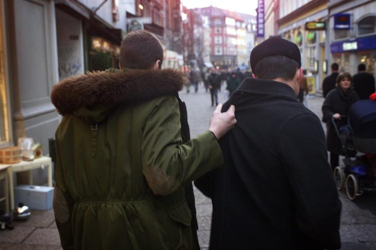Politikens journalist Anders Legarth Schmidt foretog i 2003 en civil anholdelse af en butikstyv, der havde stjålet smykker i en forretning på Købmagergade i København. Foto: Jens Dresling/POLFOTO