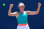 Efter at have vundet sin første WTA-titel i august fulgte Jennifer Brady tidligere i denne måned op med en semifinale i US Open, der var amerikanerens  13. grandslamturnering. Foto: Al Bello/Ritzau Scanpix