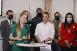 Veganerpartiet afholdt pressemøde i Kødbyen på Vesterbro i København. Foto: Jens Dresling/POLFOTO