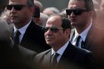 Gå af, Sisi, lød råbet ved en af de små og spredte protester i Egypten i de seneste dage. Foto: Amr Abdallah Dalsh/Ritzau Scanpix