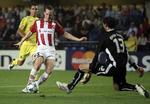 I 2008 imponerede AaB i Champions League - blandt spillede nordjyderne en stærkt underholdende kamp mod Villarreal, hvor Thomas Enevoldsen udlgnede til 2-2, før spanierne vandt 6-3. Foto: Lars Poulsen/POLFOTO