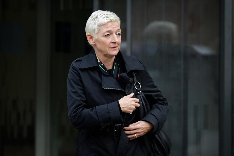 Afdelingschef i Udlændinge- og Integrationsministeriet Line Skytte Mørk Hansen lavede et vigtigt telefonopkald i den såkaldte Støjberg-sag og blev onsdag afhørt for anden gang i Instrukskommissionen Foto: Jens Dresling/POLFOTO