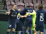 FC Midtjyllands Anders Dreyer har scoret i Champions League playoff kvalifikationskampen FC Midtjylland mod Slavia Prag. Foto: Henning Bagger/Ritzau Scanpix