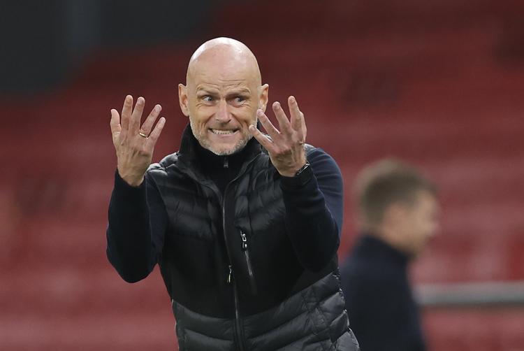 Dagen efter FC Midtjyllands triumf røg FCK ud af Europa League inden gruppespillet. Foto: Jens Dresling/POLFOTO