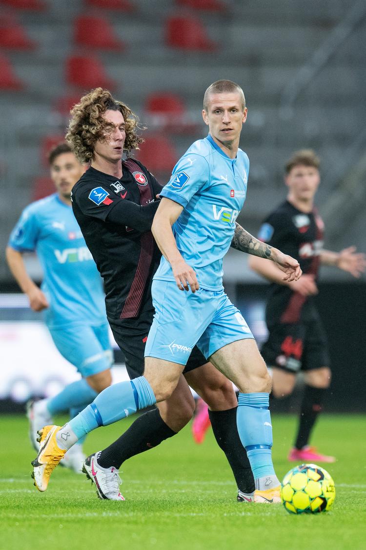 For anden gang skal Emil Riis til udlandet, hvor han tidligere har været på kontrakt i Derby og udlejet til hollandske Venlo. Foto: Bo Amstrup/Ritzau Scanpix