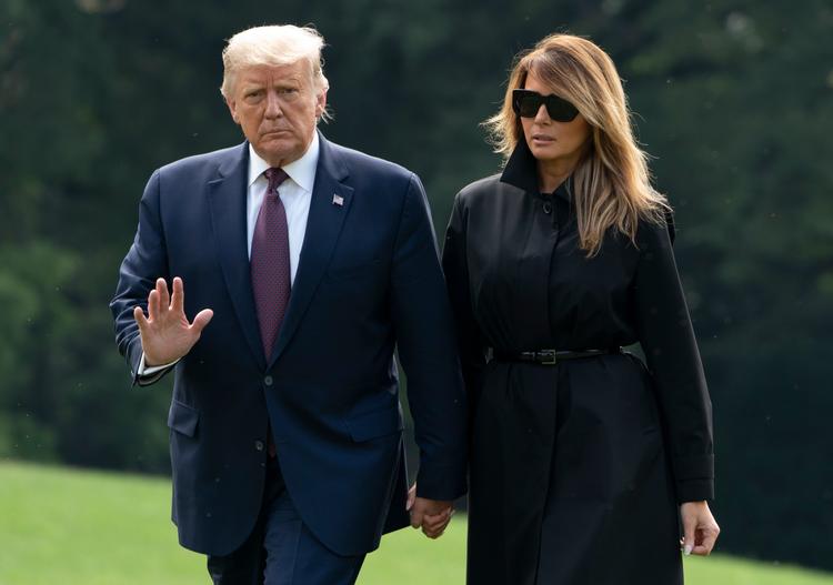 Både præsident Donald Trump og førstedame Melania Trump er testet positive for covid-19. Foto: Andrew Caballero-reynolds/Ritzau Scanpix