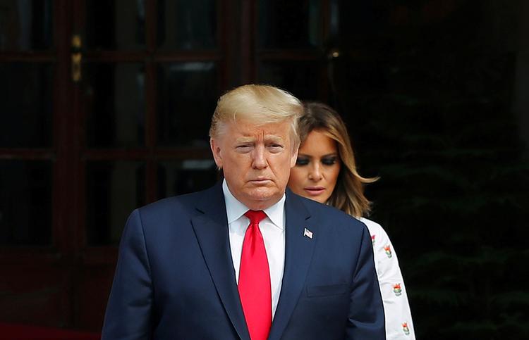 USA’s præsident, Donald Trump, har milde symptomer efter være smittet med coronavirus. Foto: Adnan Abidi/Ritzau Scanpix