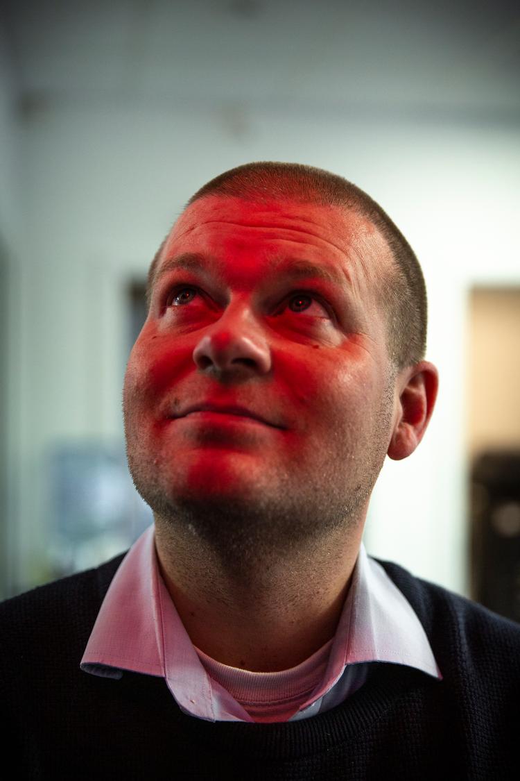 Ifølge formanden for Radio Loud, Martin Brandt Larsen, så vokser radioen på podcast og andre platforme, selv om der ikke er ret mange lyttere på dab-kanalen.

 Foto: Nima Taheri/POLFOTO