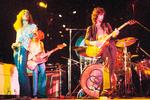 Led Zeppelin blev dannet i 1968 og udgav otte album frem til bandets opløsning  i 1980. Foto: Ho/Ritzau Scanpix