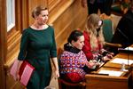 Statsminister Mette Frederiksen havde flere nyheder med i sin tale til Folketingets åbning. Foto: Jens Dresling/POLFOTO