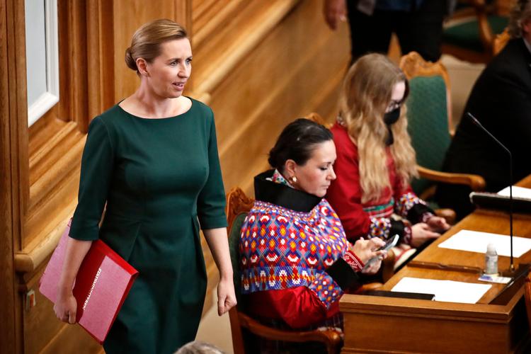 Statsminister Mette Frederiksen havde flere nyheder med i sin tale til Folketingets åbning. Foto: Jens Dresling/POLFOTO