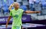 Her er hun, Europas bedste kvindelige fodboldspiller. Og Pernille Harder er ikke nogen overset skikkelse på den danske idrætsscene, slet ikke. Foto: Pool/Ritzau Scanpix