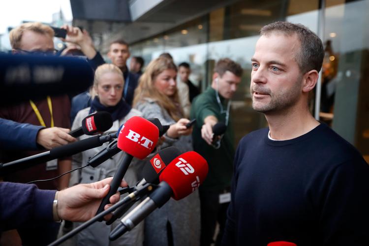 Radikale Venstes Morten Østergaard træder tilbage som formand for Radikale Venstre efter krisemøde i Den Sorte Diamant. Foto: Jens Dresling/POLFOTO