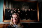 Susan Simonsen udgav i 2017 bogen ’Det underdanige og det magtfulde’, som beskriver en sexistisk og krænkende kultur på Borgen. I bogen pegede Simonsen på navngivne politikere og toprådgivere, men den affødte alligevel ingen større og vedvarende debat om kulturel sexisme i politik. Foto: Jens Dresling/POLFOTO
