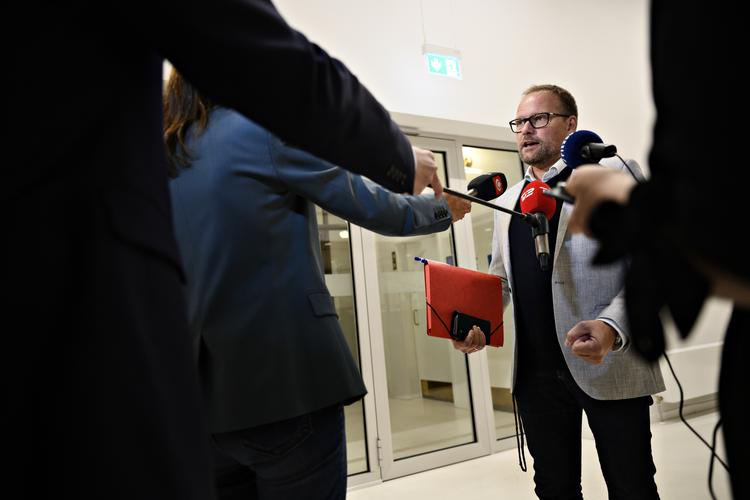 Dask Folkepartis finansordfører René Christensen har spillet en afgørende rolle i nattes forlig. Foto: Philip Davali/Ritzau Scanpix