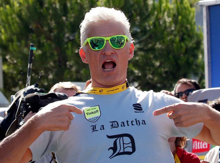 Blandt indehaverne af et cypriotisk pas er den russiske rigmand Oleg Tinkov, som især sportsinteresserede danskere kender som manden, der var sponsor for Bjarne Riis’ daværende Team Saxo Bank i sommeren 2012 Foto: Christophe Ena/Ritzau Scanpix