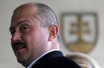 Marian Kotleba kan miste sin plads i Slovakiets parlament, efter at lederen af det højreorienterede parti Folkets Parti - Vores Slovakiet er blevet idømt fire års fængsel. Foto: Petr David Josek/Ritzau Scanpix