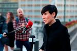 Udenrigsminister Ine Eriksen Søreide offentliggjorde anklagen mod Rusland på vegne af den norske regering. Foto: Ørn E. Borgen/Ritzau Scanpix