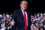 USA's psæident, Donald Trump, besøgte tirsdag Pennsylvania. Torsdag gæster han Florida, hvor han vil modtage spørgsmål fra vælgere i Miami. Foto: Saul Loeb/Ritzau Scanpix