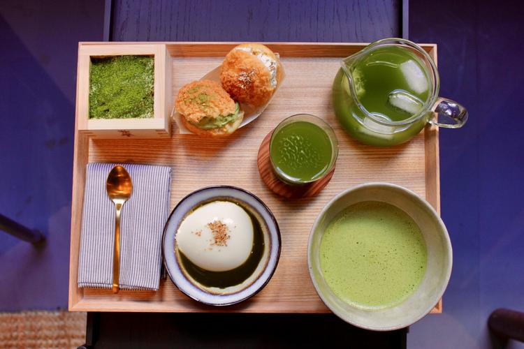 Sådan en bakke får du serveret, når du bestiller 'Japanese afternoon tea' hos tehuset Sing i Indre By. Foto: PR