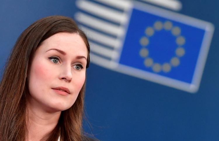 Sanna Marin vil gå i isolation derhjemme. Foto: Pool/Ritzau Scanpix