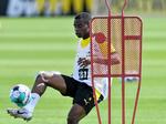  Youssoufa Moukoko er først spilleberettiget i Bundesligaen 20. november, når han fylder 16 år.  Foto: Martin Meissner/Ritzau Scanpix