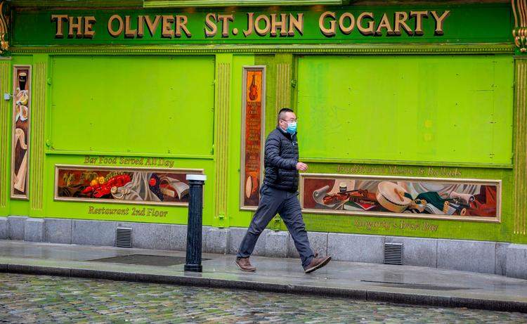 Irland har den højeste daglige smitte i forhold til befolkningens størrelse . Foto: Paul Faith/Ritzau Scanpix