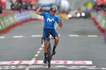 Marc Soler jubler over sejren på 2. etape i Vuelta a España. Foto: Ander Gillenea/Ritzau Scanpix