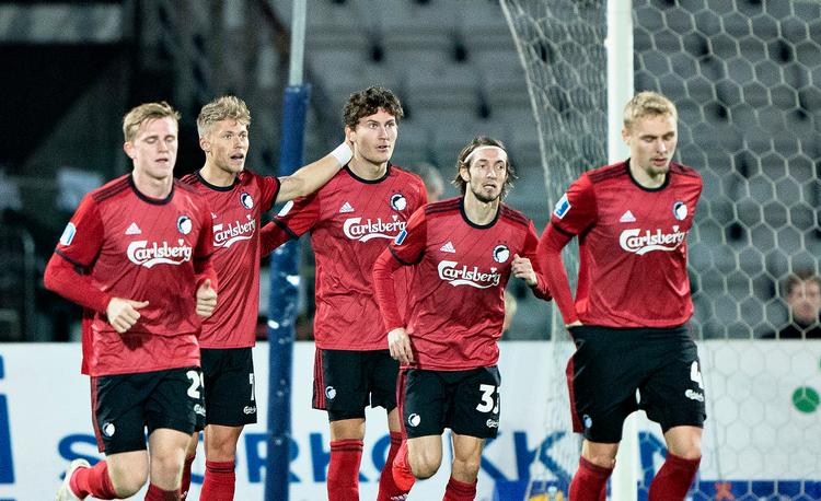 FC Københavns Jonas Wind fik scoret sit 3. sæsonmål mod AGF.  Foto: Henning Bagger/Ritzau Scanpix