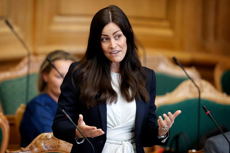 Indfødsretsordfører Mette Thiesen (NB) mener, at befolkningen har krav på at vide, hvad den her indvandring fra hovedsageligt muslimske lande påfører Danmark«, siger hun, der dog ikke vil fortælle specifikt, om de fem personer faktisk er fra muslimske lande: Foto: Jens Dresling/POLFOTO