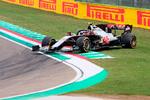 Mod en formodet slutning af sin formel 1-karriere går næsten alt galt for Kevin Magnussen. Også denne søndag på Imola. Foto: Davide Gennari/Ritzau Scanpix