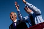 Nigel Farage fotograferet i sidste uge, hvor han deltog i et af Donald Trumps store vælgermøder i Phoenix, Arizona.  Foto: Brendan Smialowski/Ritzau Scanpix