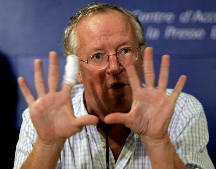 Robert Fisk skrev i mange år især for den britiske avis The Independent og har modtaget en række britiske og internationale priser for sit arbejde. Foto: Francois Mori/AP