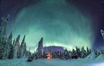Det vilde naturfænomen nordlys er noget af det, du kan opleve, når du rejser til det allernordligste af Sverige. Foto: Fredrik Larsson