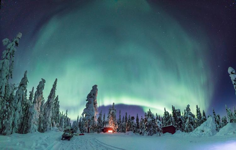Det vilde naturfænomen nordlys er noget af det, du kan opleve, når du rejser til det allernordligste af Sverige. Foto: Fredrik Larsson