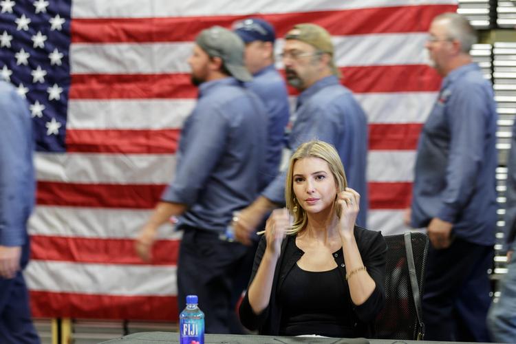 Præsident Trumps datter Ivanka førte valgkamp for sin far på Ohios industriarbejdspladser i 2016.  Foto: Miriam Dalsgaard/POLFOTO