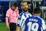 Heller ikke mod Alavés ville spillet fungere for Lionel Messi og hans Barcelona-holdkammerater, der er hårdt presset i den spanske La Liga. Foto: Cesar Manso/Ritzau Scanpix