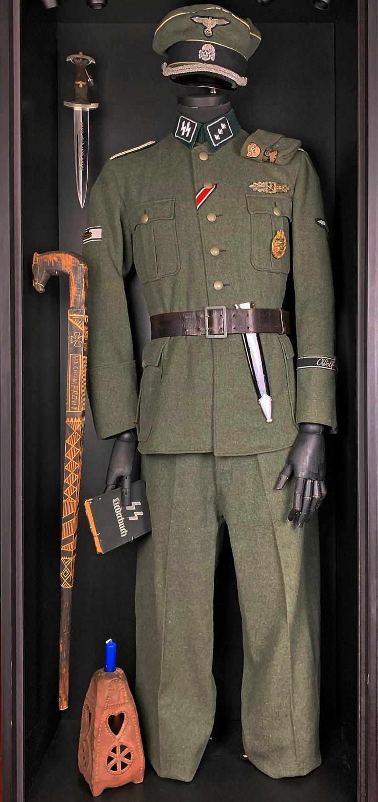 SS-uniformen vurderes til at koste 200.000 kroner.  Foto: Deutsches Museum, Sønderborg/Presse