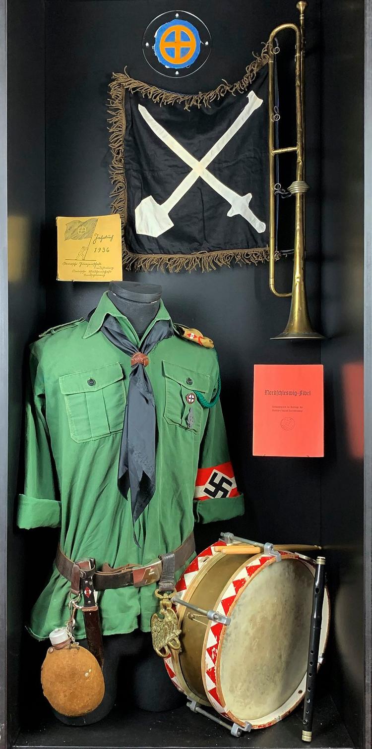 Her ses en række af de stjålne genstande.  Foto: Deutsches Museum, Sønderborg/Presse