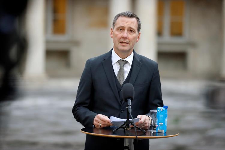 Justitsminister Nick Hækkerup (S)  har symptomer på coronavirus og er blevet testet. Resultatet af testen er endnu ikke offentliggjort. Foto: Jens Dresling/POLFOTO