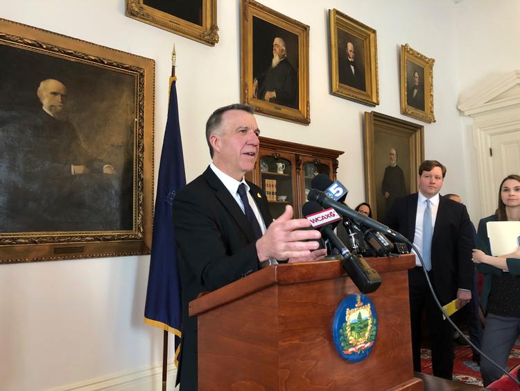 Den republikanske guvernør har stemt på Joe Biden ved præsidentvalget. Fotoet er fra februar i år.  Foto: Wilson Ring/Ritzau Scanpix