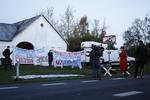Der har været stor diskussion om myndighedernes håndtering af smittespredningen blandt minkbesætninger og lokale demonstrationer i Nordjylland mod at slå raske mink ned. Foto: Marius Renner/POLFOTO