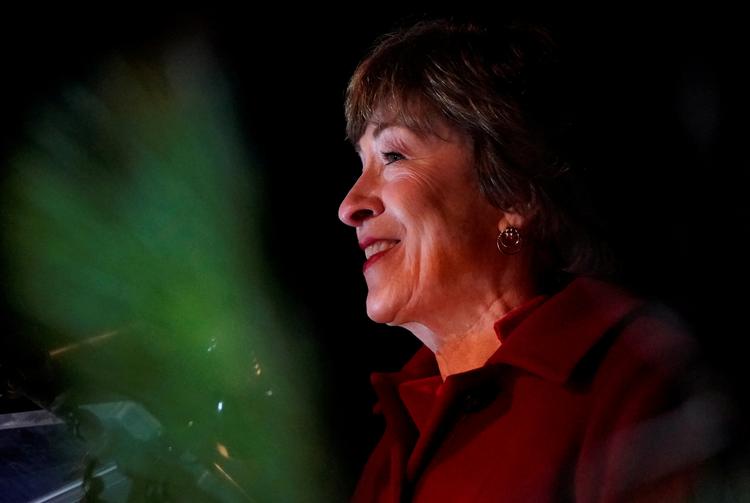 Susan Collins, republikansk senator fra Maine, kritiseres ofte af mere konservative partifæller. Men i Maine kan de lide hende, og hun skal nu i gang med sin femte periode i USA's senat. Foto: Elizabeth Frantz/Ritzau Scanpix